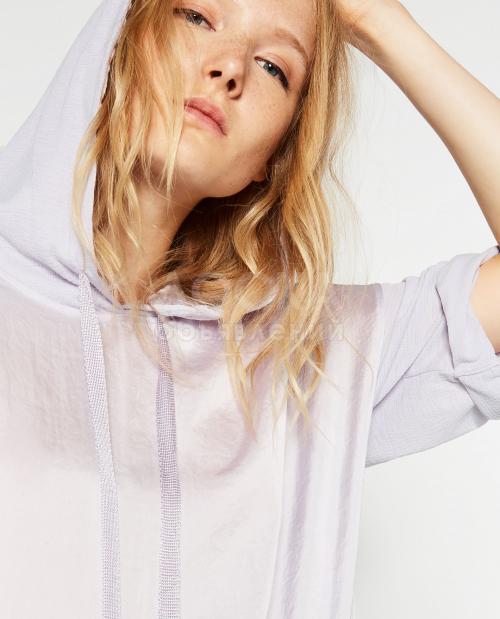 ZARA Толстовка длинная струящегося покроя
