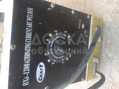 Продаю сварочный аппорат крафт-немецкий, сваривает любой толщины металл, мощьнасть 1200 апмер, 220v и 380v