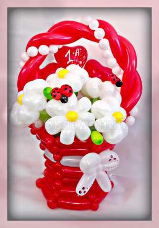 Цветы и букеты из шаров