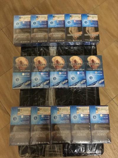 Продам оптом сигареты ESSE EXCHANGE (KT&G).
Капсула ментол. Акциз РФ. 
Смола - 4 мг. Никотин - 0,3 мг. 
Опт от 10 коробок - 380$ ящ!
Объёмы любые, в наличии так и под заказ 5 - 7 дней!
Местонахождение Украина! 
Отправляем с Украины в Узбекистан! 
А