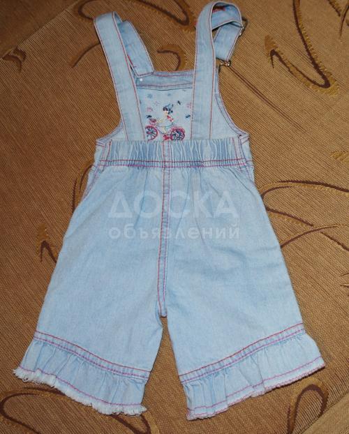 Джинсовые шортики на малышку