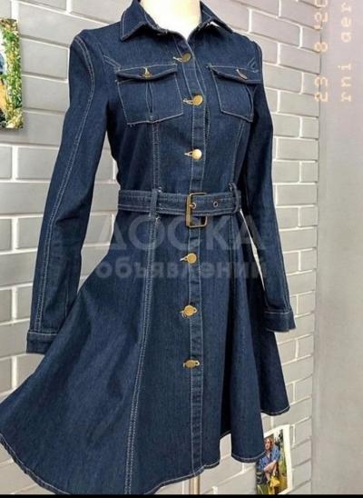 Джинсовое платье
