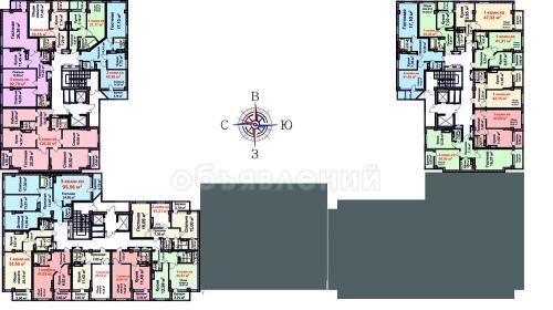 Продаю квартиру 1-ком., 41,02кв. м., этаж - 8/10, напротив 5го мкр-на.