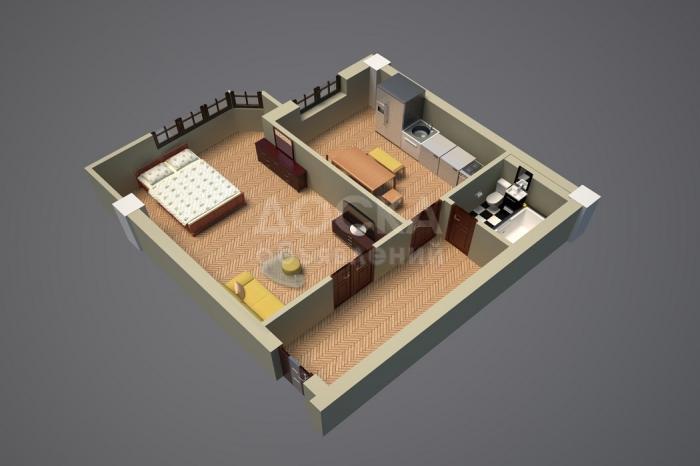 Продаю квартиру под самоотделку в рассрочку на 3 года