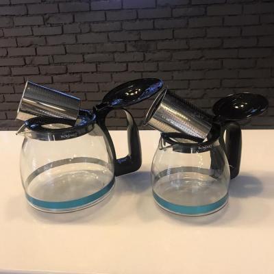 Чайники заварочные Bonjart!
Производство: Гуанчжоу.
Материал: термостойкое стекло, пищевой пластик и нержавеющая сталь.
Объём 700мл:
429 сом.
Объём 1250мл
579 сом.
В наличии в обоих магазинах! https://instagram.com/masterbarkg?igshid=l98s86xelt0h

https:/