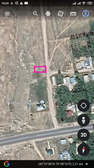 Срочно продается участок -8 сотых, с. Бает