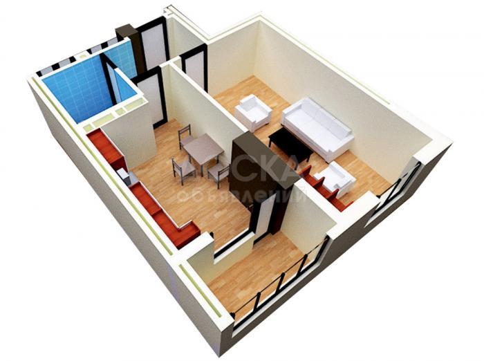 1-к 41 м2 Шоокум х Куйрйчук 700