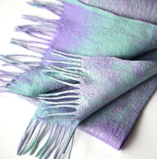 МАСТЕР-КЛАСС: Сделайте стильный шарф из войлока за 6 часов!