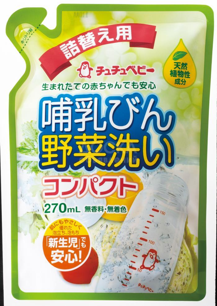 Жидкое средство для мытья детских бутылочек , детской посуды, овощей и фруктов (мягкая упаковка для переливания в бутылку ) 270 ml