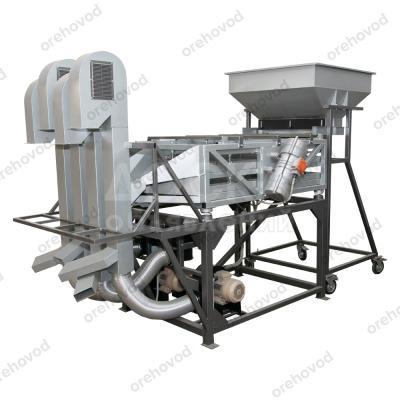 Вибросито с аспирацией для сортировки грецкого ореха (500 кг/ч)