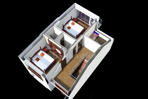 Продаю таунхаус 5-ком., 115кв. м., этаж-2, 2-сот., стена кирпич, город Ош, ул. Бекбалаева 5 .