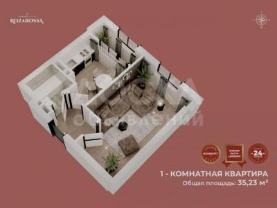 Продаю 1-комнатную квартиру, 35кв. м., этаж - 3/9, Кок-Жар.