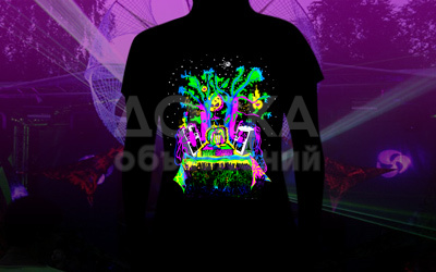 Светящаяся краска для печати на текстиле