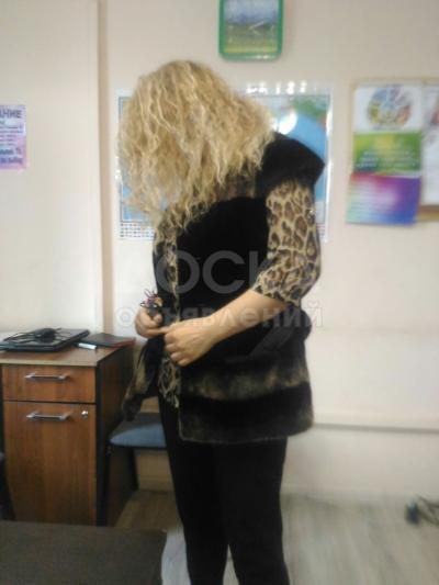 Меховая жилетка (мутон). Натуральная.