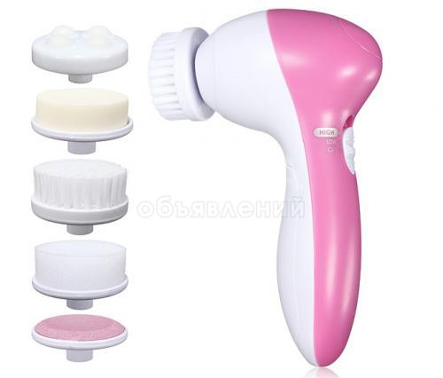 Электрическая щетка для омолаживания кожи лица, массажа и маникюра.