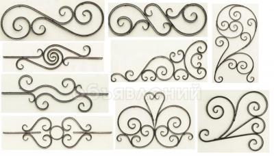 Кованые изделия любой сложности.