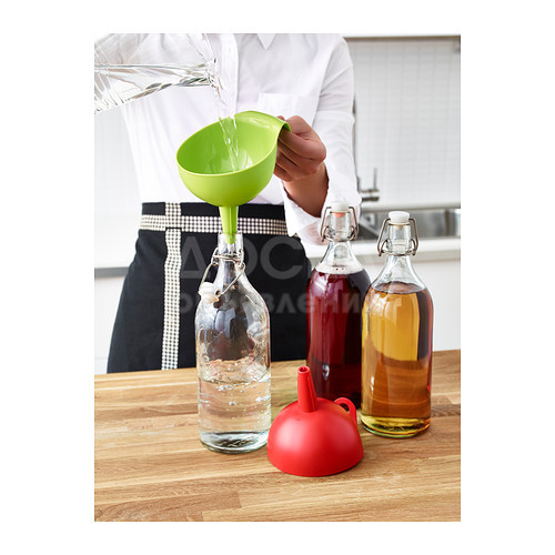 ИКЕА, ЧОСИГТ
Набор воронок,2 штуки, разные цвета