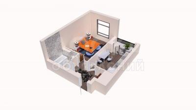 Продаю 1-комнатную квартиру, 41кв. м., этаж - 2/9, Коперника 26/2.