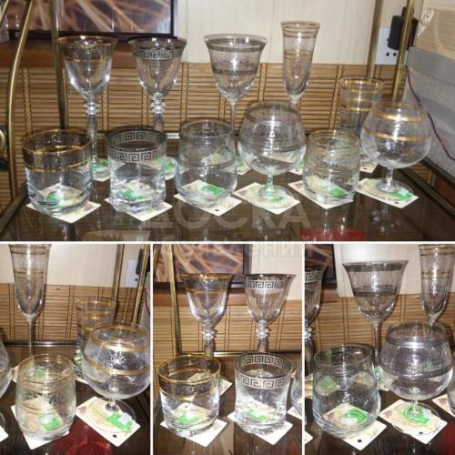 Бокалы из Богемского стекла
