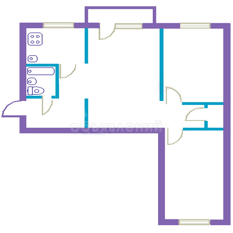 Продаю 3-х комн. кв. Физприборы