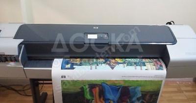 Продаю Широкоформатный Плоттер Hp 610,44 
шести цветный  струйный, почти новый