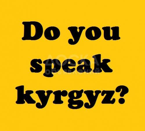 Частный репетитор кыргызского языка.