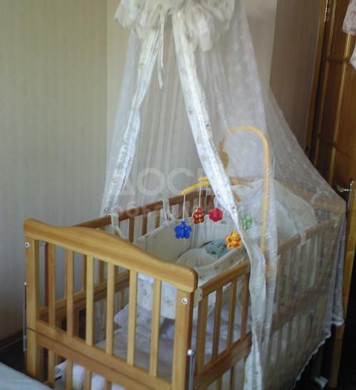 Манеж детский спальный деревянный