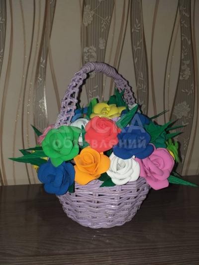 Плетеные изделия из бумажных трубочек