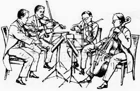 Услуги струнного квартета:
1) Музыкальное сопровождение свадебного торжества:
- выездная регистрация брака;
- церемония бракосочетания в загсе;
- встреча гостей;
- первый танец молодоженов;

2) Музыкальное сопровождение корпоративных мероприятий: