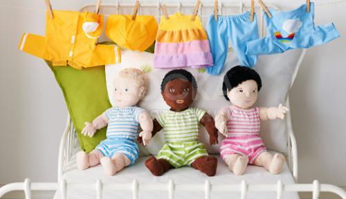 ИКЕА, ЛЕККАМРАТ
Кукла, синий