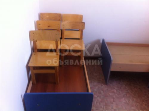 Детский сад реализует новую детскую мебель, постельные принадлежности