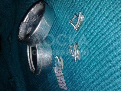 Серебро 925 Серьги с колечкой 16-16,5 размера.
