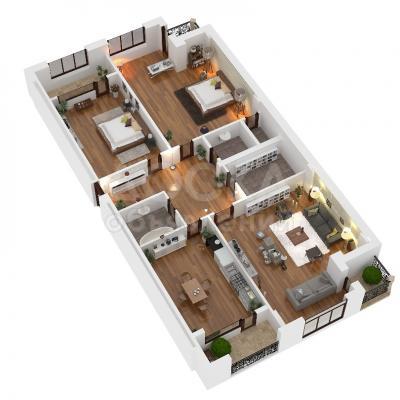 Продаю 2-комнатную квартиру, 66кв. м., этаж - 9/10, проспект Манаса.