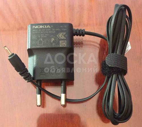 Зарядка Nokia AC-5E тонкая. Оригинал