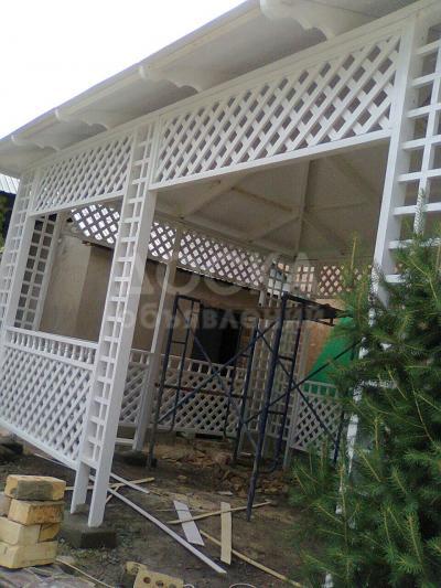 Топчаны, Беседки из дерева – кедр орех