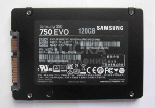Продаю SSD Samsung 750 EVO 2,5" SATAIII 120 ГБ MZ-750120 Новый!