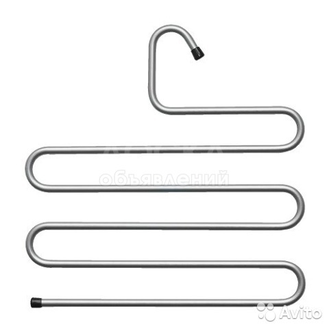 ИКЕА, БРАЛЛИС Вешалка, серебристый