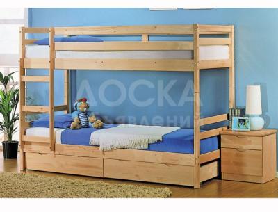 Продаю двухъярусную кровать, В-9 массив сосны.