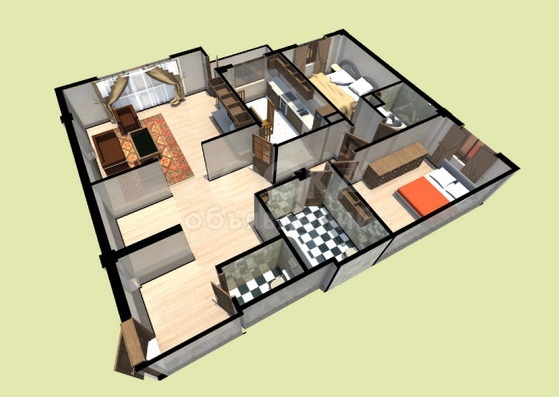 Продаю квартиру 3-ком., 115кв. м., этаж - 7/10, г.Бишкек ю.магистраль/ Тыналиева,