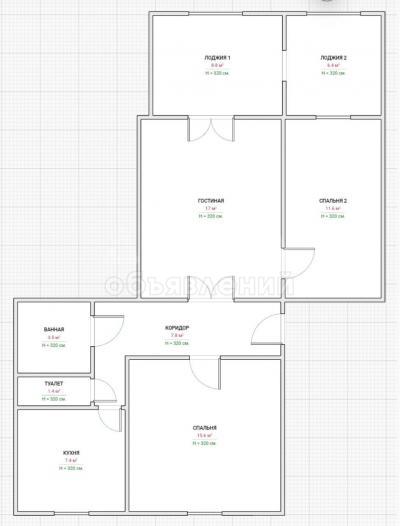 Продаю 3-комнатную квартиру, 80кв. м., этаж - 2/3, Политех, Ак-Кеме (старый аэропорт).