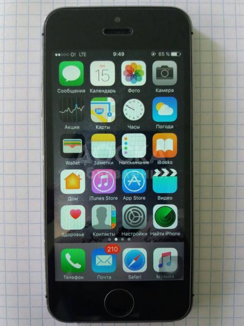 Продаю iphone 5 s space grey 16g