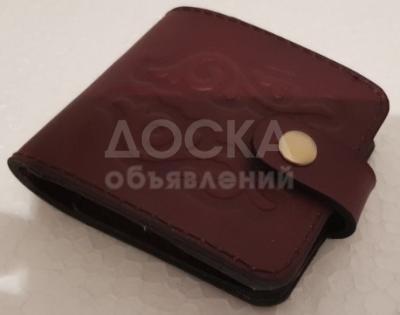 Продаю мужские кожаные кошельки (новые) с национальными орнаментами!