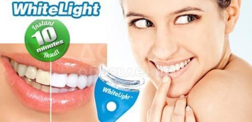 Whit light отбелевыям зубу дома