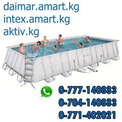 Продаются каркасные и надувные бассейны, батуты, матрасы, баллоны для плавания и т.д.