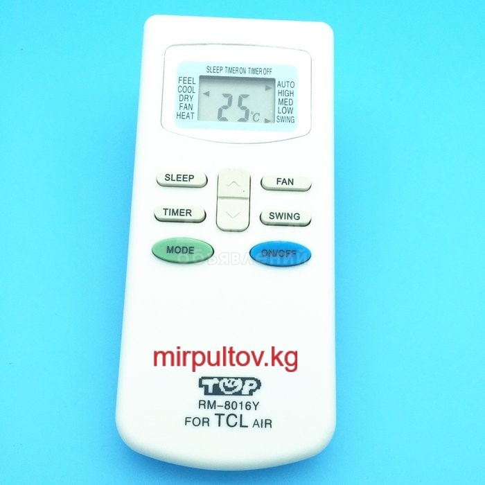 Пульт для кондиционеров TCL Подходит для всех моделей