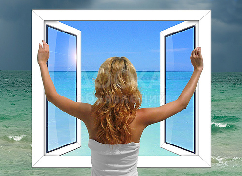 пластик окон и двери витражи