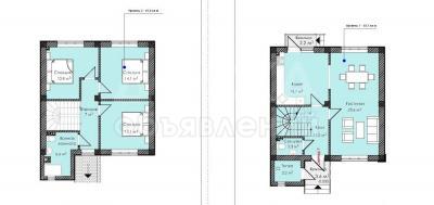 Продаю таунхаус 5-ком., 115кв. м., этаж-2, 2-сот., стена кирпич, Шабдан Батыра 78.
