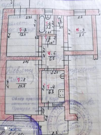 Продаю 3-комнатную квартиру, 60кв. м., этаж - 4/4, г.Шопоков п.Новостройка Сокулукский р-он.
