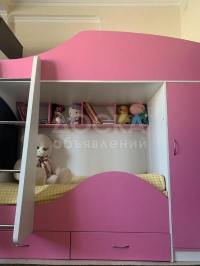 Многофункциональная двухъярусная кровать для девочек