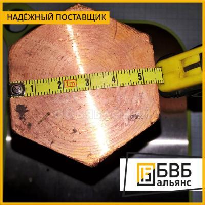 Шестигранник медный